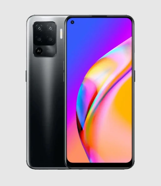 Oppo Reno 5 Lite Siyah 128 GB- 8 GB RAM Yenilenmiş Ürün GÖLGELİ EKRAN (C KALİTE) ürün görseli 1