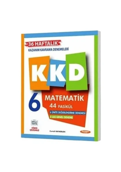 Kurmay Yayınları 6. Sınıf Matematik KKD 44 Fasikül Haftalık Kazanım Kavrama Denemeleri ürün görseli 1