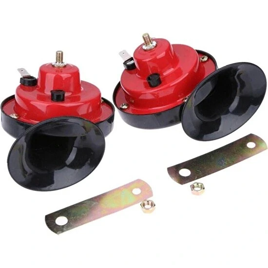 Salyangoz Korna Takımı Tek Fişli Ince Kalın Set 12 Volt Üniversal ürün görseli 1