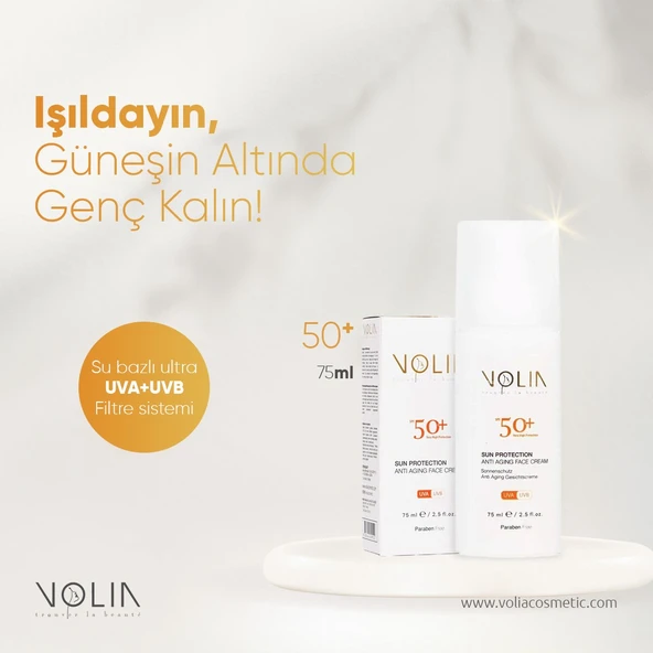 Volia Spf 50 Yüz Kremi | Güneşten Koruyucu Ve Yaşlanma Karşıtı Nemlendirici Krem ürün görseli 1