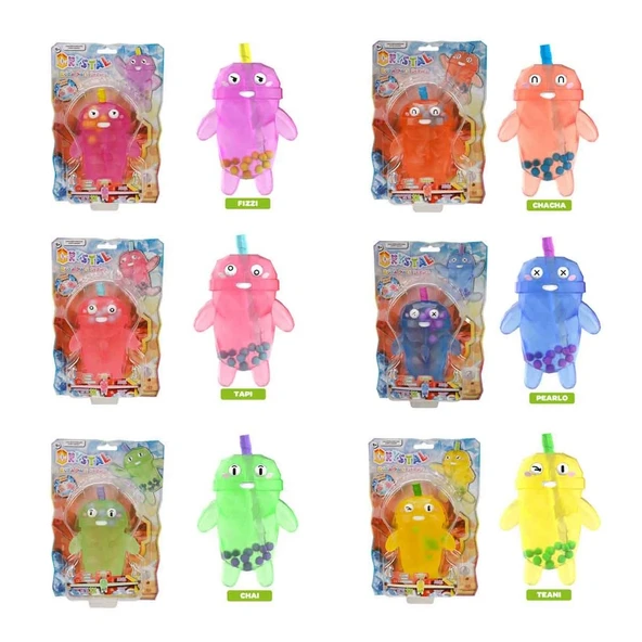 Bubble Tea Crystal Boba Pals Serisi 14 cm - 1 Adet Stokta Olan Gönderilir ürün görseli 1