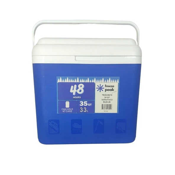Freeze Peak Trailmate 35 Qt Buzluk 33 Litre Mavi ürün görseli 1
