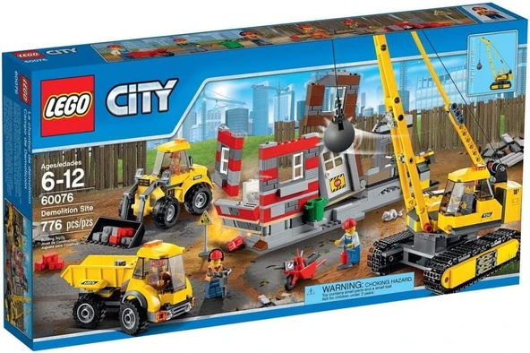 LEGO 60076 CITY DEMOLITION  DEMOLITION SITE ürün görseli 1
