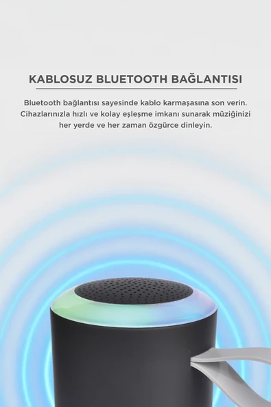 Bluetooth Hoparlör SD USB Destekli Taşınabilir Speaker D24 - Resim 4