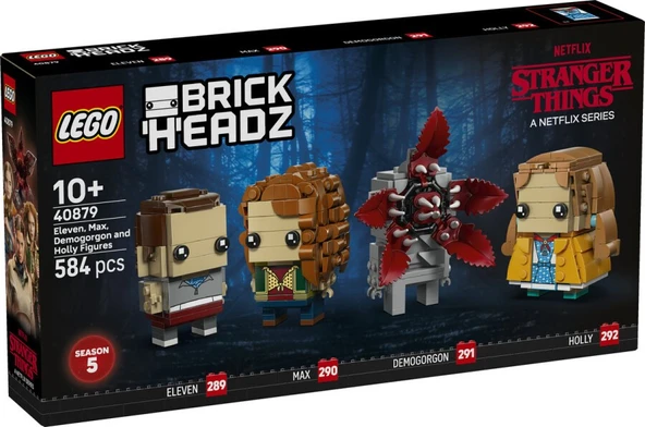 Lego Brickheadz Stranger Things Eleven, Max, Demogorgon ve Holly Figürleri 40879 ürün görseli 1