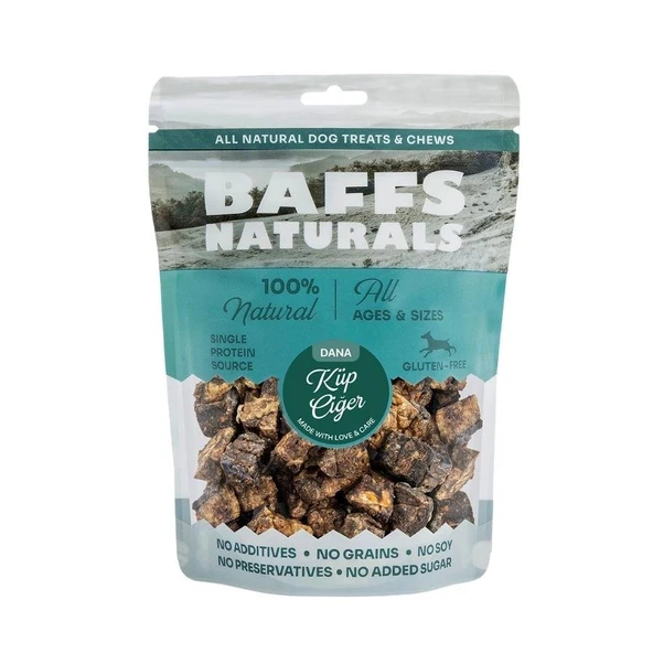 Baffs Naturals Dana Küp Ciğer 100 gr Köpek Ödül Maması ürün görseli 1