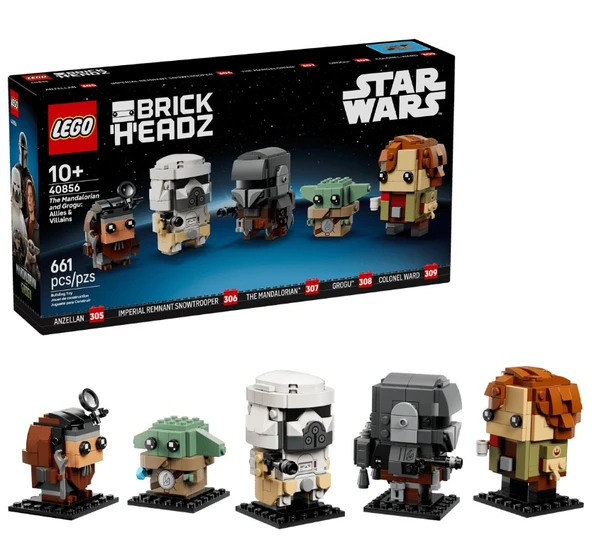 Lego Brickheadz The Mandalorian and Grogu: Allies & Villains 40856 ürün görseli 1
