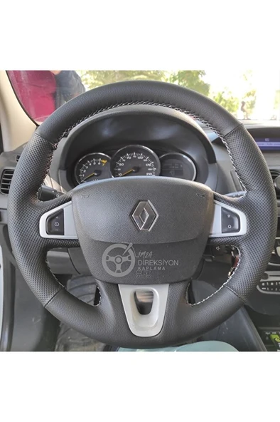 Megane 3 Araca Özel Direksiyon Kılıfı ORJİNAL Derisi Olan Araçlara Uyumludur ürün görseli 1