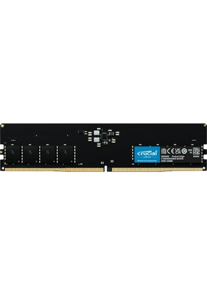 Crucial CT16G56C46U5 16GB DDR5-5600 UDIMM CL46 (16Gbit) PC RAM ürün görseli 1