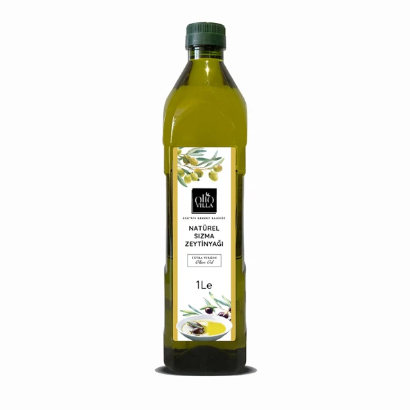 Olio villa Natürel Sızma Zeytinyağı Extra Virgin 1L ürün görseli 1