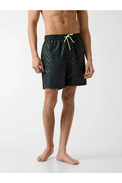 Guess F6GT26WG2A2WG2A2 Swimtrunk New 4G Log Erkek Şort Mayo ürün görseli 1