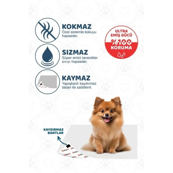Supravet Köpek Çiş Eğitim Pedi 60x90 cm 10'lu ürün görseli 1