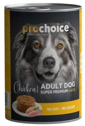 Prochoice Tavuk Etli Şekersiz Ezme Yetişkin Köpek Konservesi 400 gr ürün görseli 1