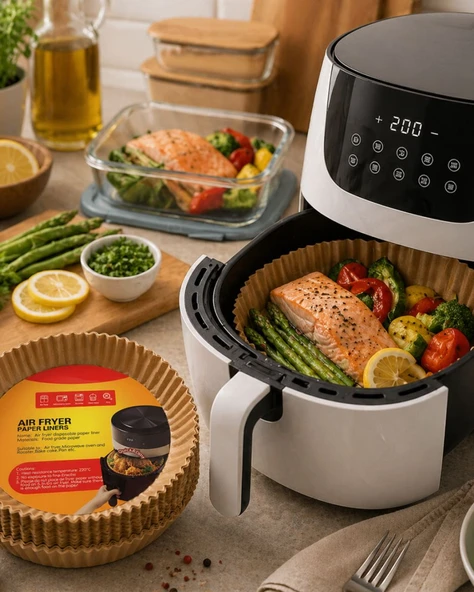 100'LÜ AİRFRYER KAĞIDI ürün görseli 1