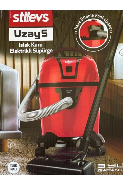 Stilevs uzay S 2400 W Islak Kuru Elektrikli Süpürge ürün görseli 1