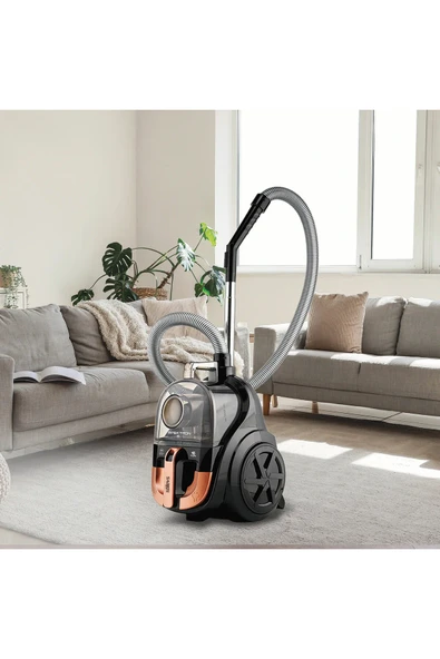 Stilevs Spektron S 890 W Torbasız Elektrikli Süpürge Bakır - Siyah ürün görseli 1