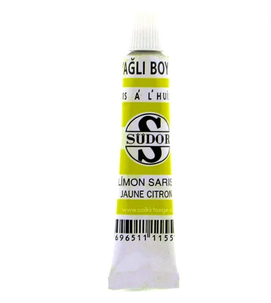 Südor Yağlı Boya Tüp 9Ml Sarı - 4 adet ürün görseli 1
