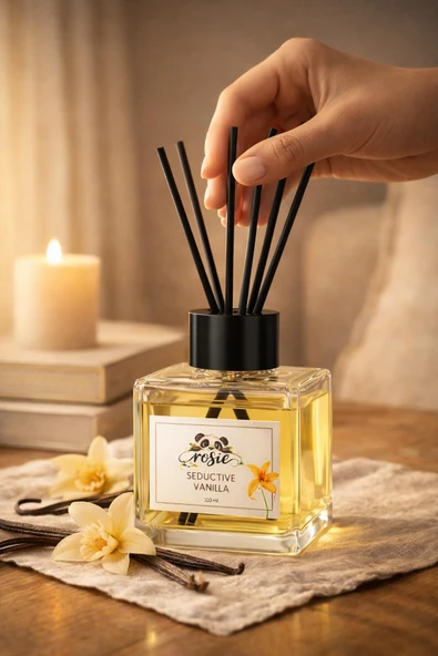 3'lü Seductive Vanilla Çubuklu Oda Kokusu 100 ml - Resim 6