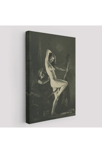 Trezon William Mortensen Lamour 1934, Amerikan Grotesk Tuval Kanvas Tablo-5283 ürün görseli 1