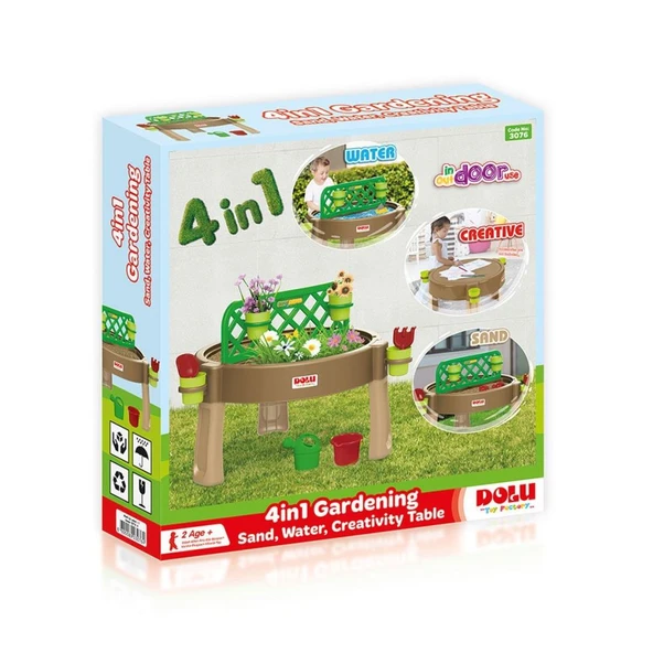 3076 Kum Su Aktivite Masası 4 ü 1 Arada -Dolu ürün görseli 1