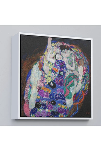 Trezon Ahşap Çerçeveli Gustav Klimt - The Virgin - Bakire Tablosu-8338 ürün görseli 1