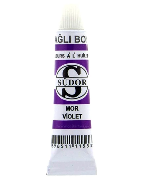 Südor Yağlı Boya 9 Ml Mor - 4 adet ürün görseli 1