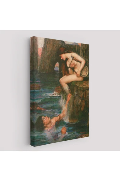 Trezon John William Waterhouse 1849-1917 İngiltere Duvar Tablosu-6029 ürün görseli 1