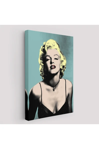 Trezon Marilyn Monroe Sarı Saçlı Kadın Modern Duvar Sanatı-5251 ürün görseli 1