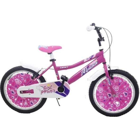 Ümit 2047 Alpına-L-Bmx-V-Kız Çocuk Bisikleti 332H V 20 Jant Vitessiz Alpına-L-Bmx Pembe Renkli Eğlenceli Tasarım ürün görseli 1