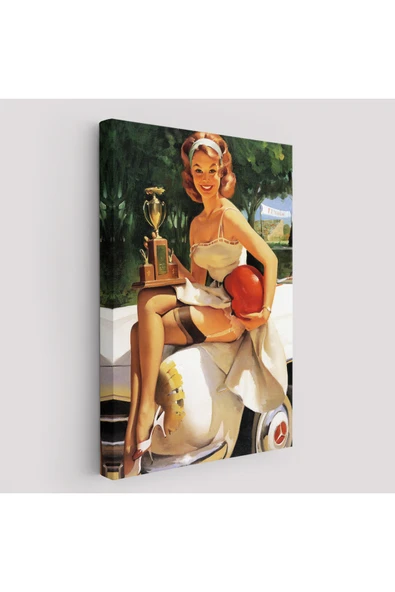 Trezon Kupa Kızı Kazanan Kız Tablosu - Trophy Girl A Winner-6456 ürün görseli 1