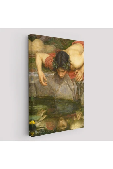 Trezon Yankı ve Nergis Ayrıntı Tablosu, John William Waterhouse-6096 ürün görseli 1