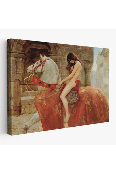 Trezon Lady Godiva'in John Collier Duvar Tablosu-6647 ürün görseli 1
