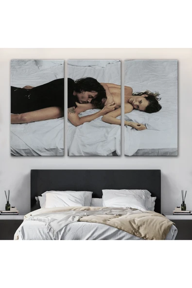 Trezon Johnny Depp ve Kate Moss Duvar Tablosu-6524 - Resim 3