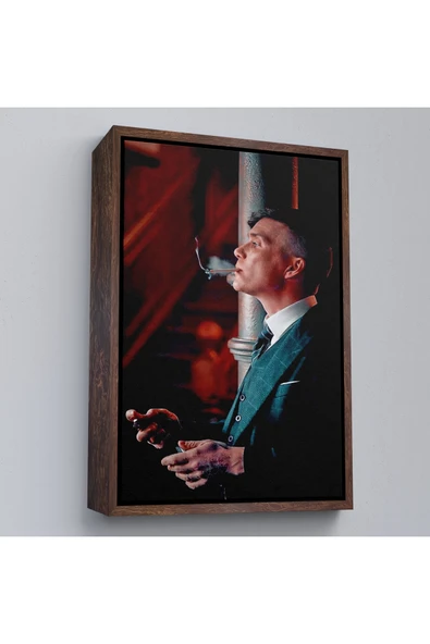 Trezon Ahşap Çerçeveli Thomas Shelby - Tommy Shelby Tablo-7843 ürün görseli 1