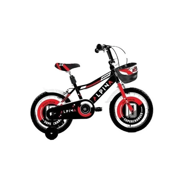 Ümit 1647 Alpına-M-Bmx-V Erkek Çocuk Bisikleti 16 Jant Siyah Kırmızı ürün görseli 1