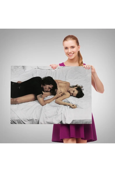 Trezon Johnny Depp ve Kate Moss Duvar Tablosu-6524 - Resim 4