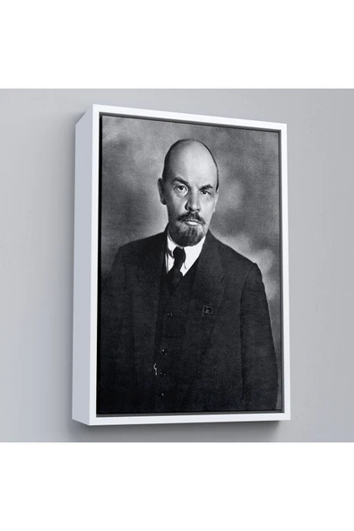 Trezon Ahşap Çerçeveli Sovyet Lideri Vladimir Tablo-7944 ürün görseli 1