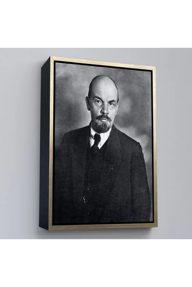 Trezon Ahşap Çerçeveli Sovyet Lideri Vladimir Tablo-7944 ürün görseli 1