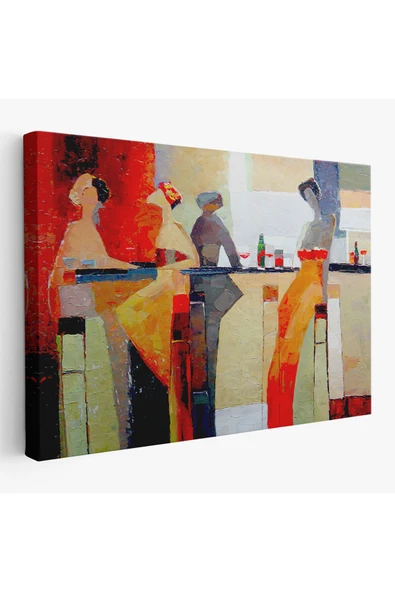 Trezon Pubdaki Kadınlar Tablosu - Women in the Pub -6604 ürün görseli 1