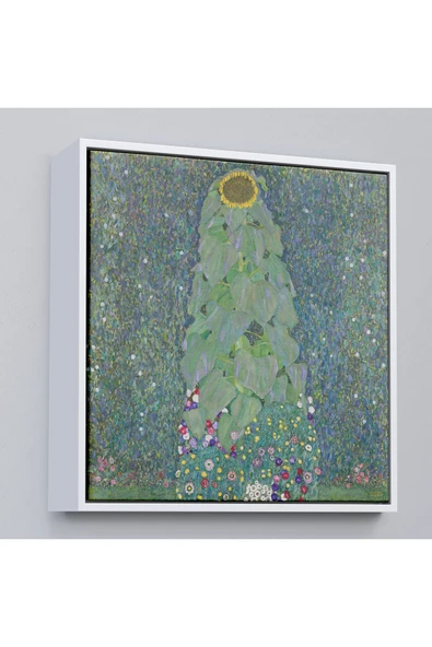 Trezon Ahşap Çerçeveli Gustav Klimt Ayçiçekleri Tablo-8356 ürün görseli 1