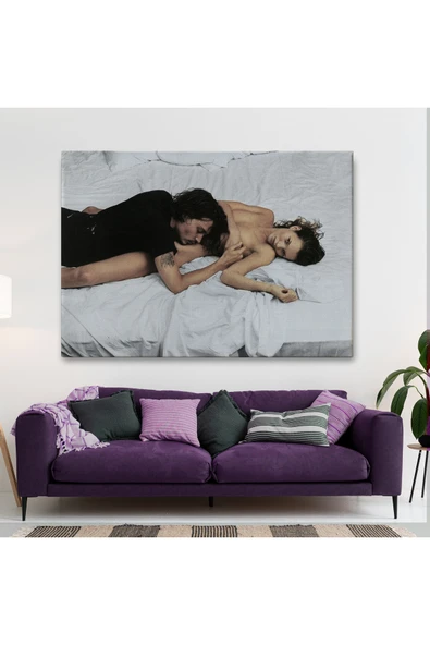 Trezon Johnny Depp ve Kate Moss Duvar Tablosu-6524 - Resim 2