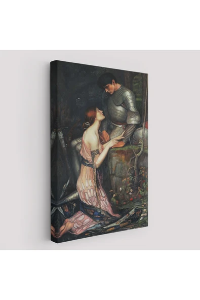 Trezon John William Waterhouse'un Lamia ve Şövalyesi Orenco Kanaviçe Tablosu-6263 ürün görseli 1