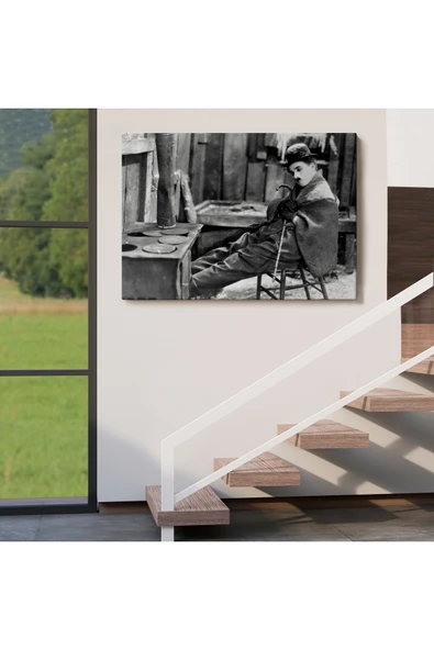 Trezon Charlie Chaplin Tablosu-6619 - Resim 5