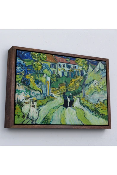 Trezon Ahşap Çerçeveli Vincent Van Gogh - La Siesta Tablosu-7187 ürün görseli 1