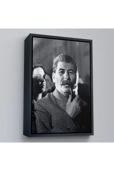 Trezon Ahşap Çerçeveli Joseph Stalin Rusya Ve Sovyetler Birliği Sscb Tablo-7936 ürün görseli 1