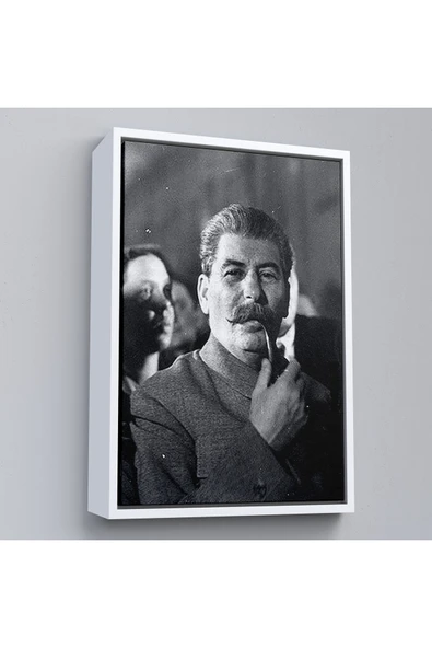 Trezon Ahşap Çerçeveli Joseph Stalin Rusya Ve Sovyetler Birliği Sscb Tablo-7936 ürün görseli 1