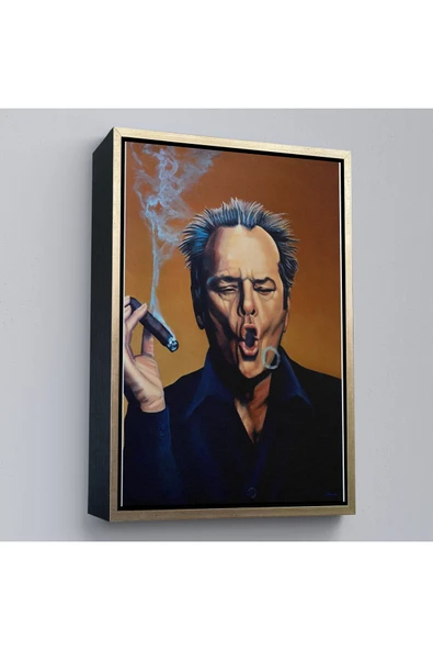Trezon Ahşap Çerçeveli Jack Nicholson Tablosu-7935 ürün görseli 1