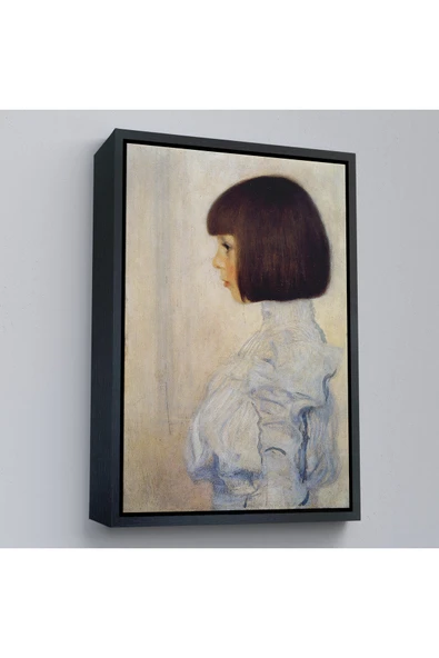 Trezon Ahşap Çerçeveli Gustav Klimt - Helene Klimt'İn Portresi Tablo-7380 ürün görseli 1