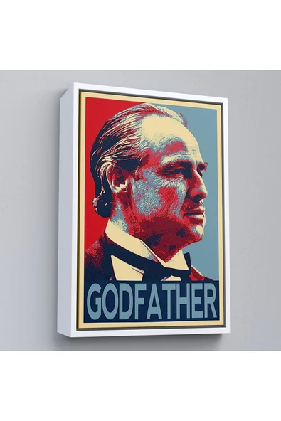 Trezon Ahşap Çerçeveli Godfather Mafya Film Tablo-7813 ürün görseli 1