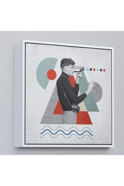 Trezon Ahşap Çerçeveli Video Pop Art Tablo-8362 ürün görseli 1